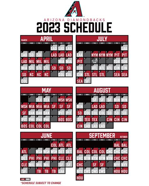 Ross Watkins Headline: Arizona Diamondbacks Schedule 2024