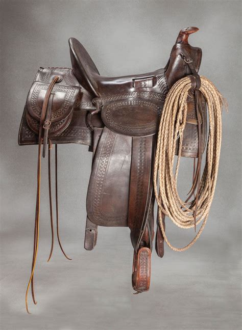 F.A. Meanea #14 Saddle with Saddle Bags and Reata. Brian Lebel's Old West Auction, June 11, 2016 ...