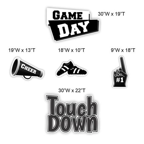 Game Day | For Yard Decor | Half Sheet Bundle | SignWay