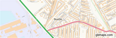 Bootle Vector Street Map