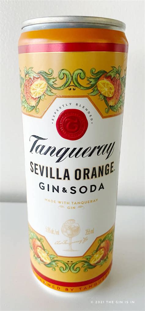 Tanqueray Sevilla Orange Gin and Soda | RTD Review and Tasting Notes