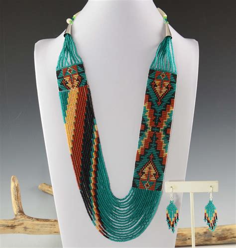 Rena Charles Navajo Beaded Necklace - Hoel's Indian Shop