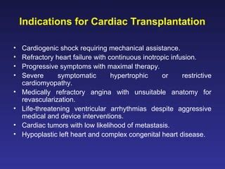 Cardiac Transplantation | PPT