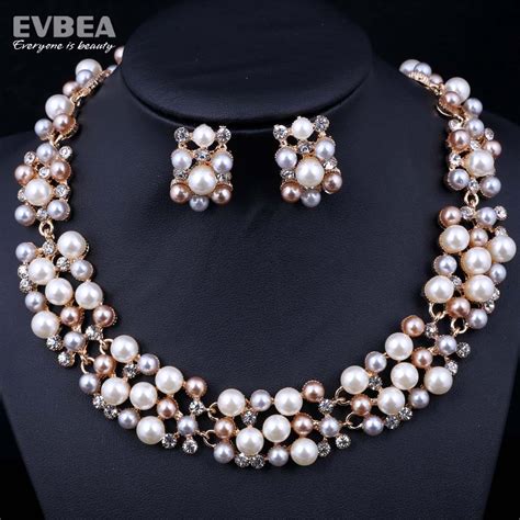 2017 ! Pearl Jewelry Sets Elegant Popular Fashion Designer Pearl ...