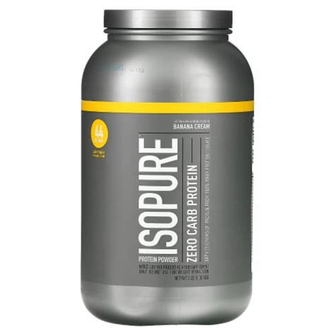 Isopure, Zero Carb 100% Whey Protein Isolate, 25g Protein Powder ...