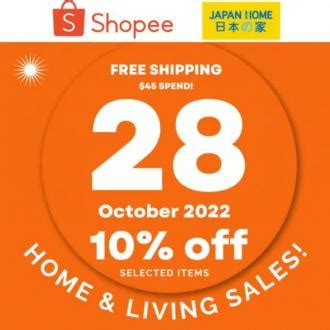Japan Home Shopee Home & Living Sale (28 October 2022)