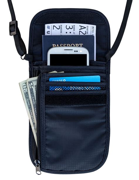 RFID-Blocking Travel Wallet and Passport Holder - carry multiple passports, most smartphones ...