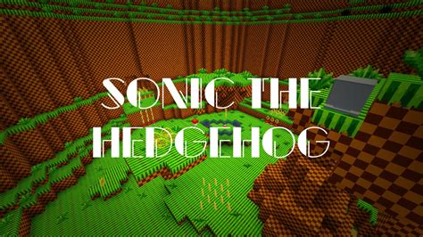 Minecraft Adventure Map: SONIC THE HEDGEHOG (DEMO RELEASE) - YouTube