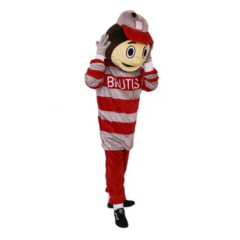 Ohio State Buckeyes Brutus Mascot Costume on Clearance