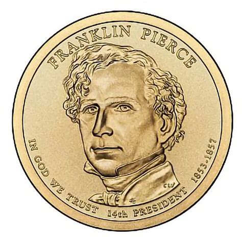 2010-P Franklin Pierce Presidential Dollar | Collectible Presidential Dollars At Wholesale ...