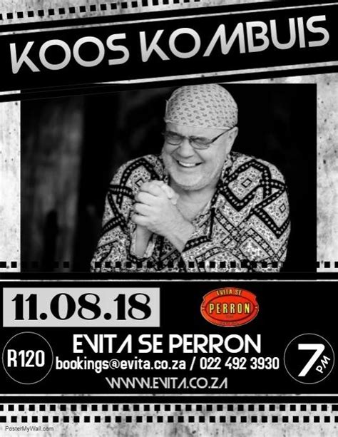 Koos Kombuis by Evita se Perron - West Coast Way