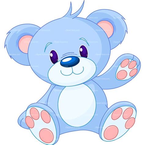 Blue Teddy Bear Clipart | Free download on ClipArtMag