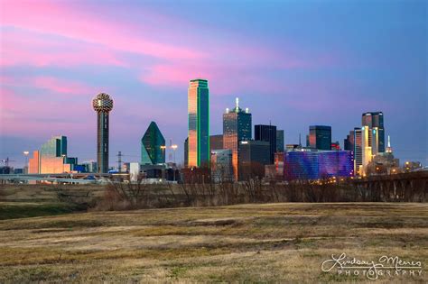 Dallas Photography Dallas Skyline Sunset | Etsy | Dallas skyline ...