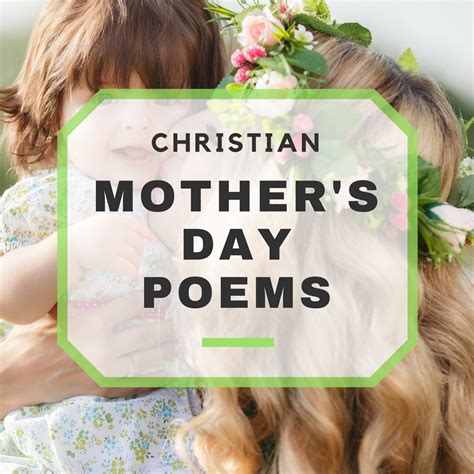 Cute Christian Mother's Day Poems