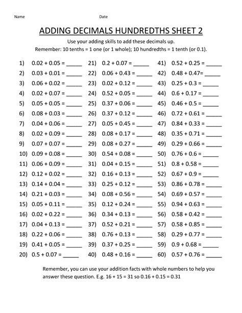 5th Grade Math Worksheets With Answer Key Pdf – Thekidsworksheet