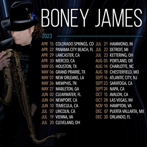 Boney James On Tour 2023 - Smooth Jazz and Smooth Soul