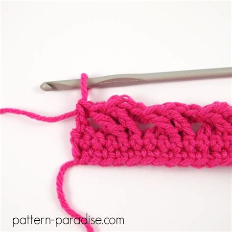 Tutorial: Celtic Weave Stitch in Rows | Pattern Paradise