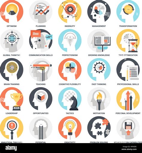 Personal Skills Icons Stock Vector Image & Art - Alamy