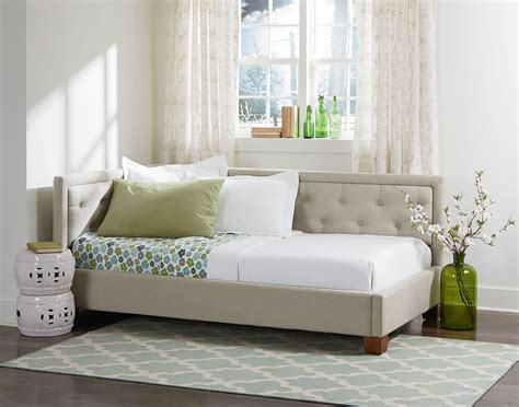 Carmen Daybed Twin Upholstered Corner Bed by Standard Furniture - Home ...