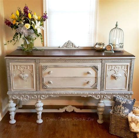 Plain Old Brown Jacobean Buffet to Beautiful Buffet | Hometalk