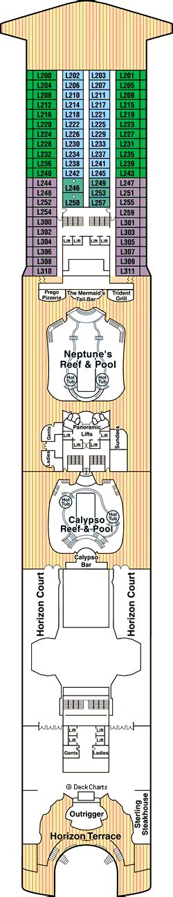 Sapphire Princess Deck Plans, Ship Layout & Staterooms - Cruise Critic