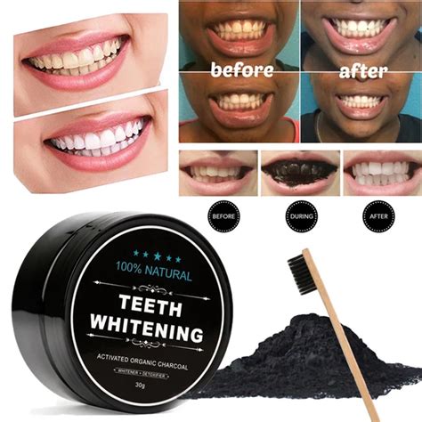 Teeth Whitening Charcoal Powder Activated Charcoal Coconut Tooth Whitening Safe Natural Teeth ...