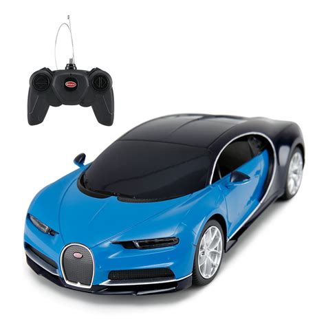 RASTAR Bugatti Veyron Chiron RC Car 1:24 Scale Remote Control Toy Car, Blue | eBay