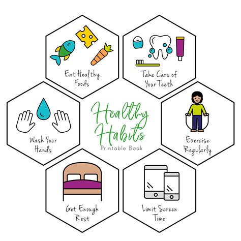 Printable Healthy Habits Worksheets