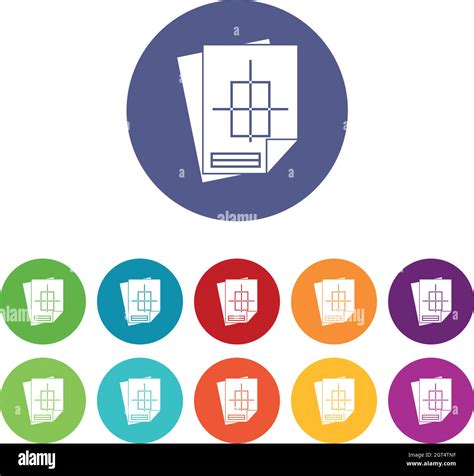 Home construction project set icons Stock Vector Image & Art - Alamy