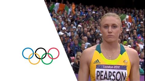 Sally Pearson (AUS) Sets Olympic Record - 100m Hurdles Gold | London ...