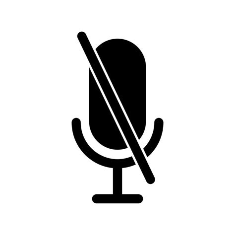 Muted microphone icon 12791174 Vector Art at Vecteezy