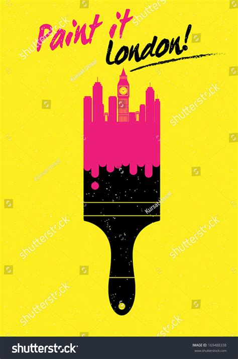 Paint City Poster Design Stock Vector (Royalty Free) 169488338 ...