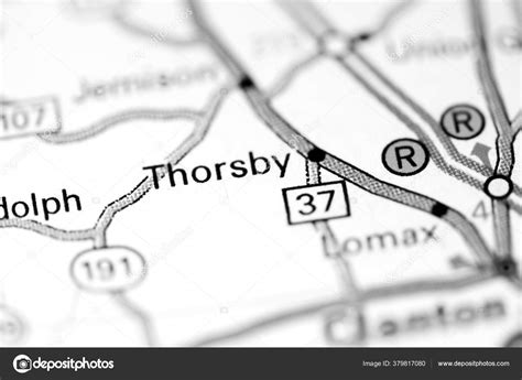 Thorsby Alabama Usa Map — Stock Photo © aliceinwonderland2020 #379817080