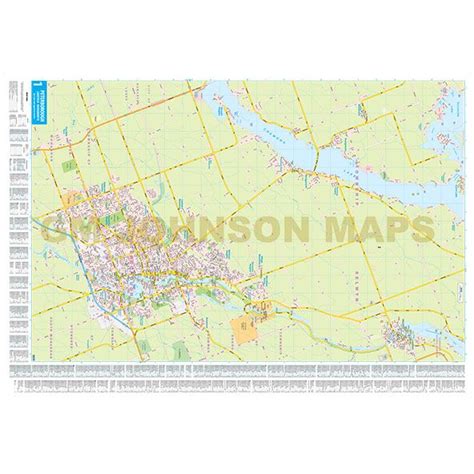 Peterborough / Lindsay / Coburg / Port Hope, Ontario Street Map - GM ...