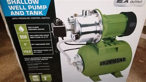 SHALLOW WELL PUMP, HARBOR FREIGHT WATER PUMP REVIEW - YouTube