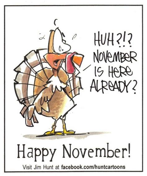 Pin by Cyndy Simons on nOvEmBeR | Happy november, Funny cartoon ...