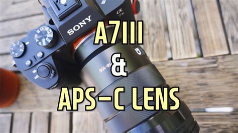 풀프레임 바디에 크롭렌즈를?? [A7M3 & APS-C Lens] - YouTube