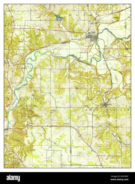 Gosport, Indiana, map 1950, 1:24000, United States of America by Timeless Maps, data U.S ...