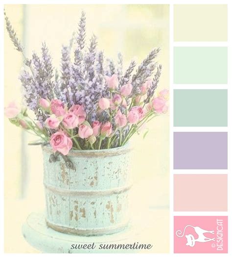 Sweet Summertime - Lavender, rose, lilac, pink, blush, pastel, green ...