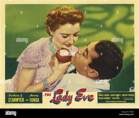 The Lady Eve - Movie Poster Stock Photo - Alamy