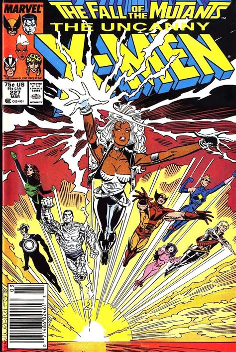 Uncanny X-Men #227 - The Fall of the Mutants Marvel Comics Covers, Hq ...