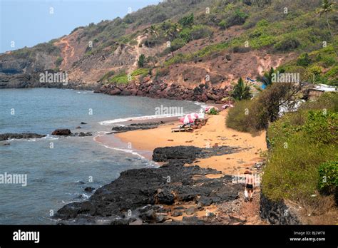 Beaches at and around little Baga Arpora Bardez, Goa India Stock Photo - Alamy