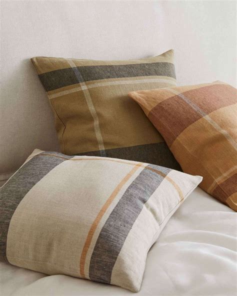 Arcadia Linen Cushion - Cumin — Loft Furniture New Zealand