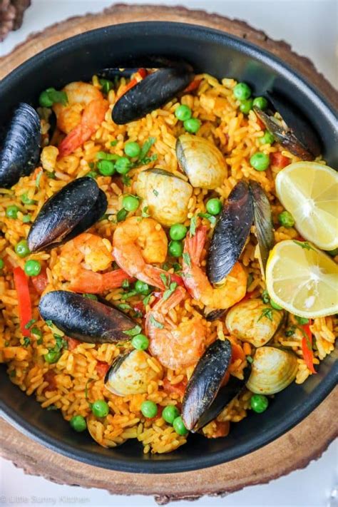 Seafood Paella - Little Sunny Kitchen