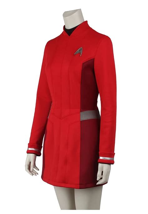 Star Trek Beyond Uhura Cospaly Costume Star Trek Uniform Red Dress ...