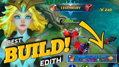 Edith Best Build! | New Hero Edith Best Build | New Tank/Marksman ...