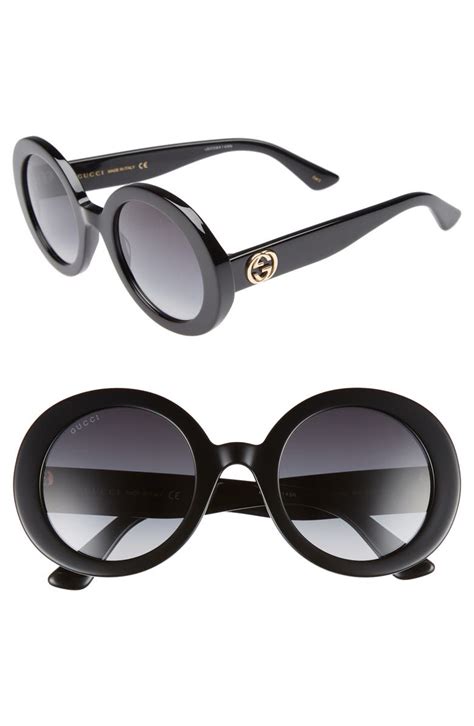 Gucci 52mm Round Sunglasses | Nordstrom