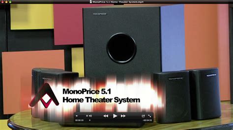 MonoPrice 5.1 Home Theater Speakers & Subwoofer Review