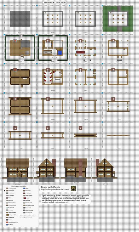 Minecraft House Designs Blueprints - House Decor Concept Ideas