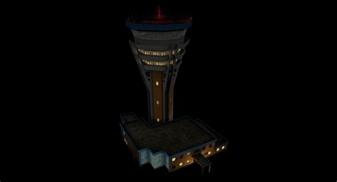 Air Traffic Control Tower 3D Model $59 - .max .obj .fbx - Free3D